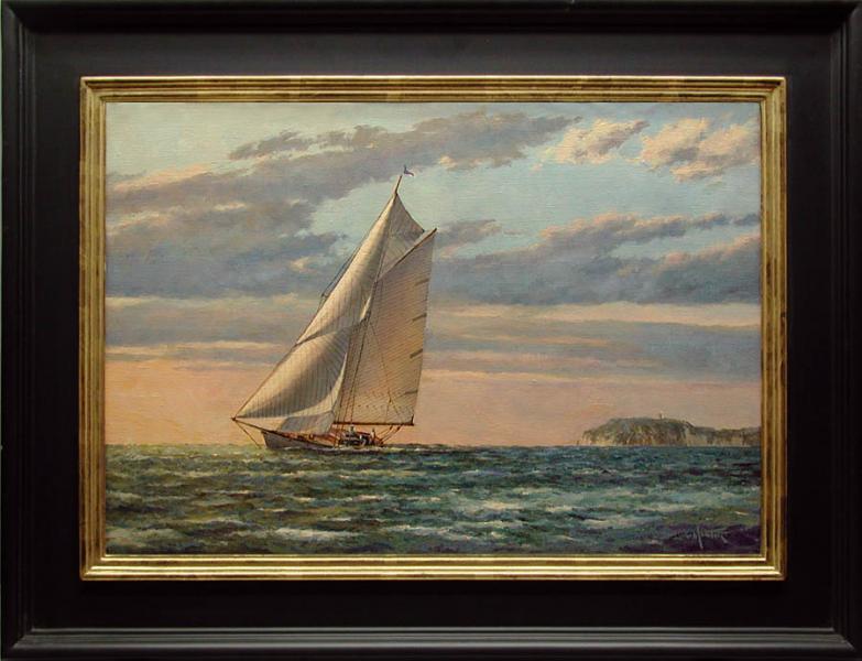 Serenity at Sea, oil on stretched Belgian linen, 14 x 20 inches, $3,800 