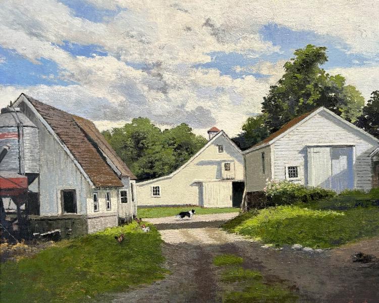 The Codman Farm, oil on linen, 20 x 24 inches, $3,200 