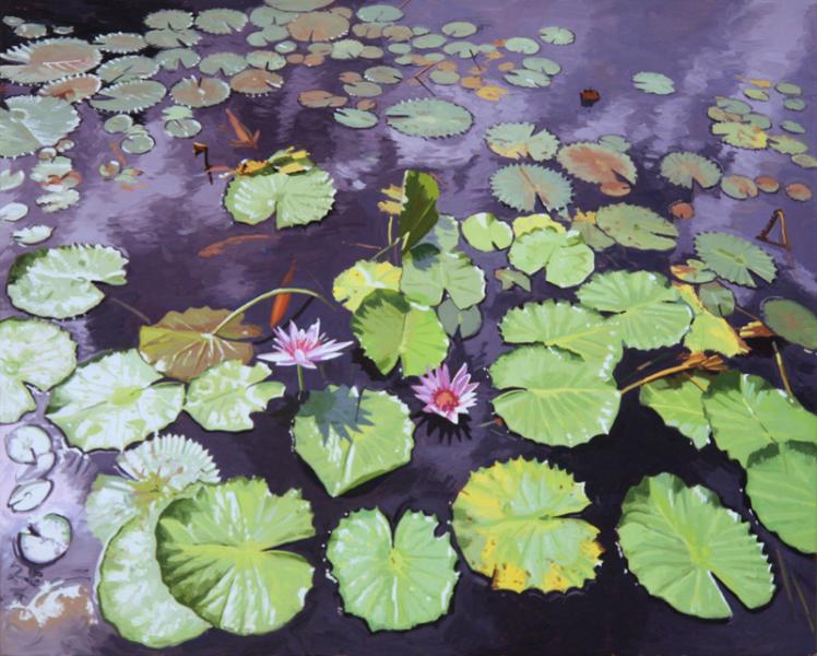 Nymphaeaceae, oil on canvas, 16 x 20 inches, $3,000 