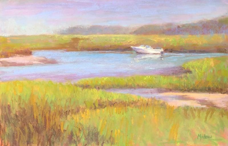 Quiet Marsh, pastel, 12x 18 inches, $1,800 