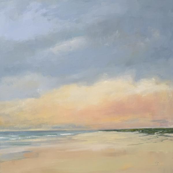 Sunlit Sky, oil on canvas , 48 x 48 inches, $8,525 