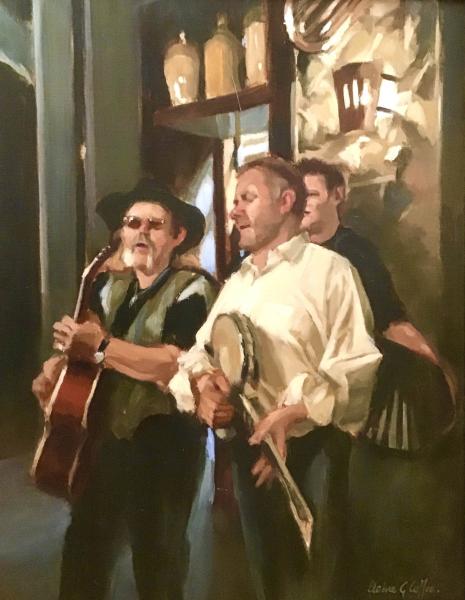 Surprise Serenade, oil on linen, 20 x 16 inches, $5,500 