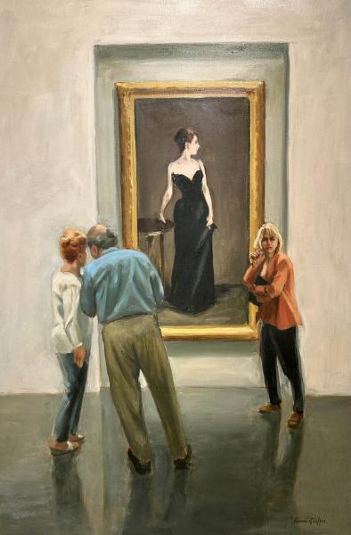 Sargent Suspends...Almost Always, oil on linen, 36 x 24 inches, $10,500 